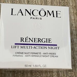 Lancome Renergie Lift Multi-Action Night Cream - White and Purple